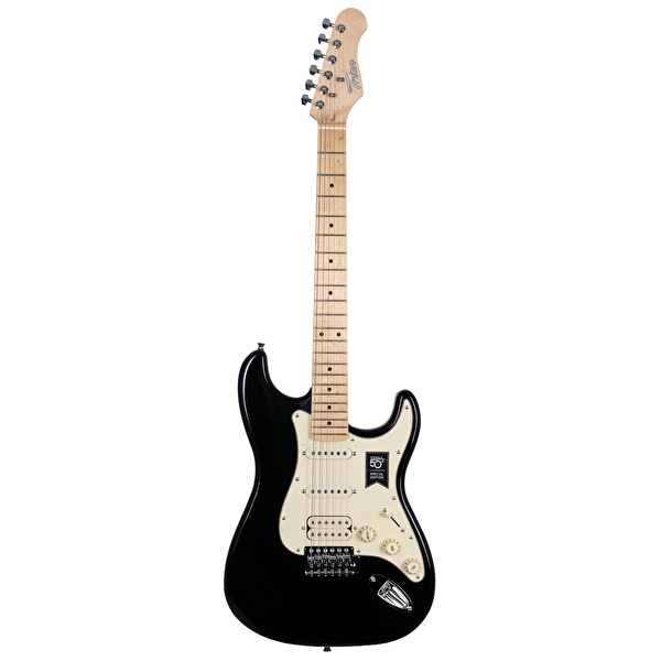 Trion TGP-112-BK  Aksesuar ve Amfi Dahil Siyah Elektro Gitar Seti (Zuhal 50.Yıl Özel)